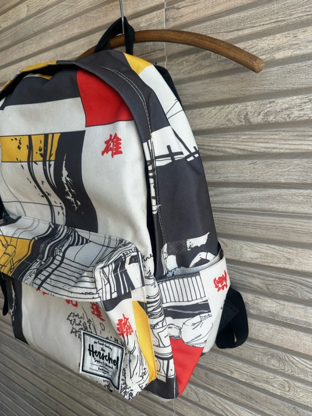 Herschel Backpack Asian Japanese Inspired Kanji Graphic Streetwear School Bag - Picture 5 of 14